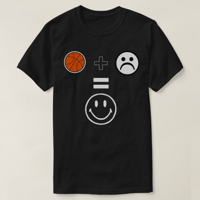 Camiseta Basketball feliz (Frente do Design)