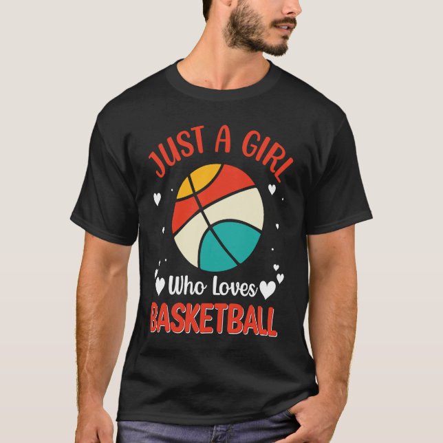 Camiseta Basketball girl Player Basketballer Sports women f (Frente)