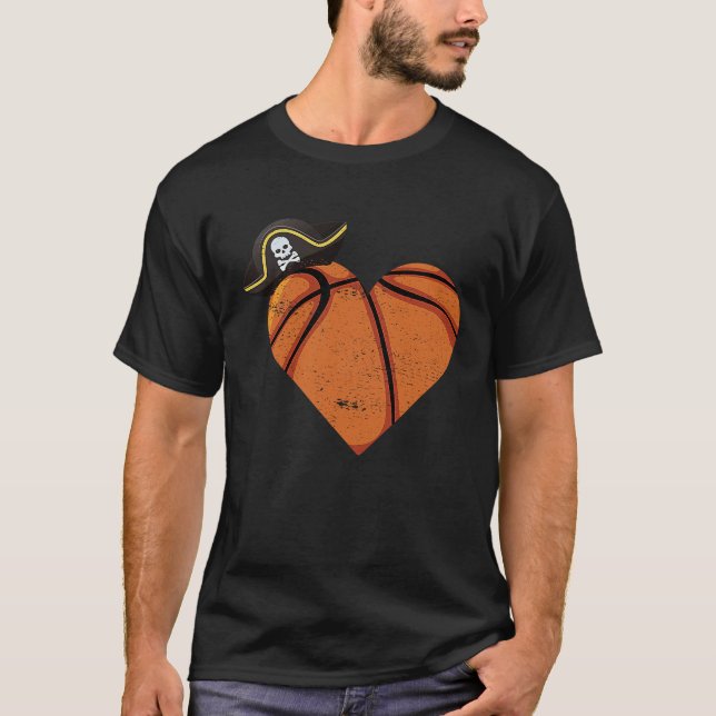 Camiseta Basketball Heart Pirate (Frente)
