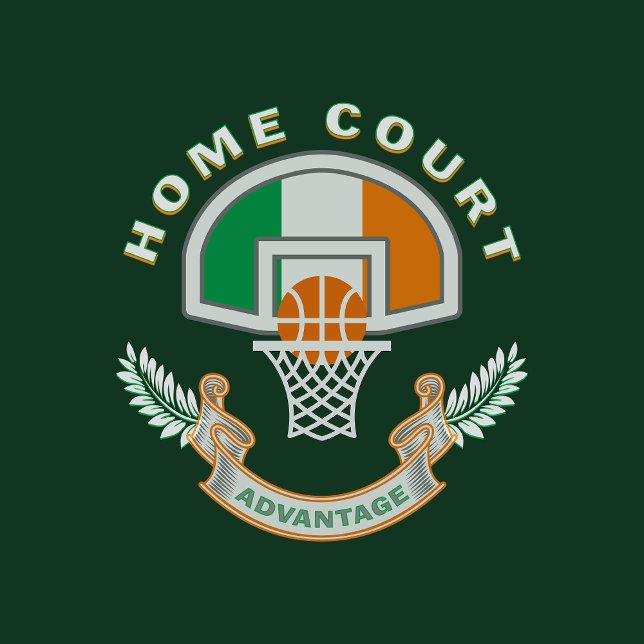 Camiseta BASKETBALL IRLANDA HOOPS EQUIPE LEAGUE COACH T-Shi (Criador carregado)