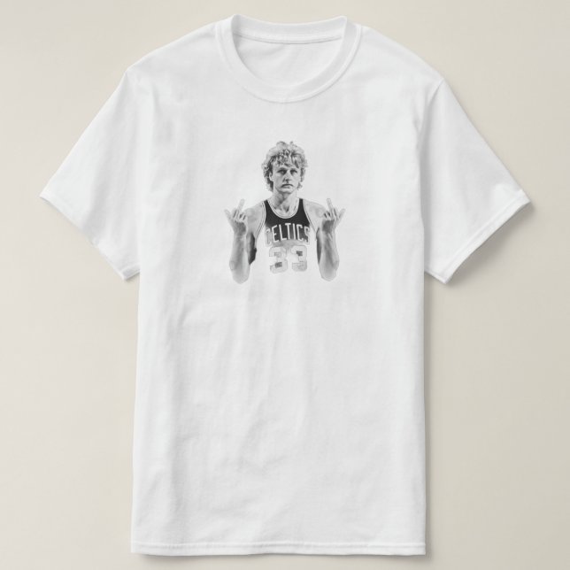 Camiseta Basketball Larry Bird T-shirt  (Frente do Design)