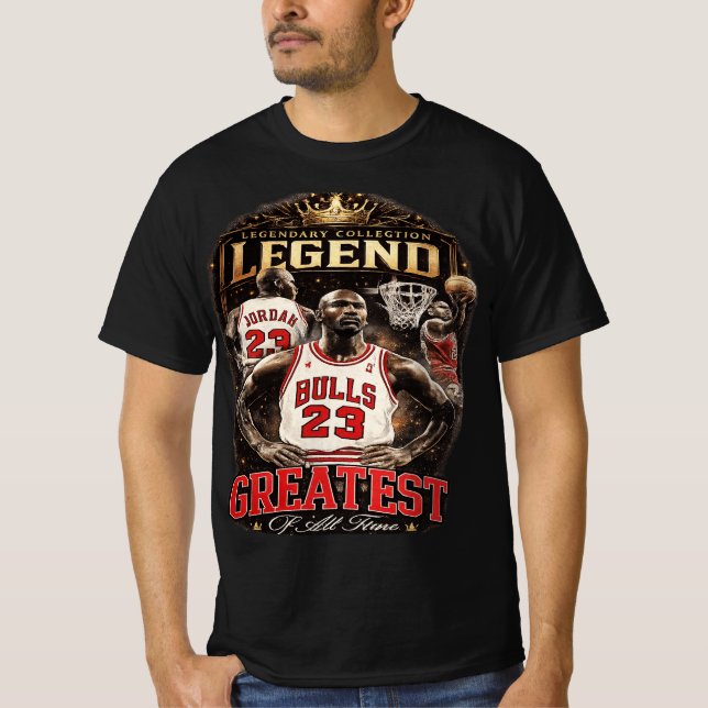 Camiseta Basketball Legend 23 Graphic Men’s T-Shirt (Frente)