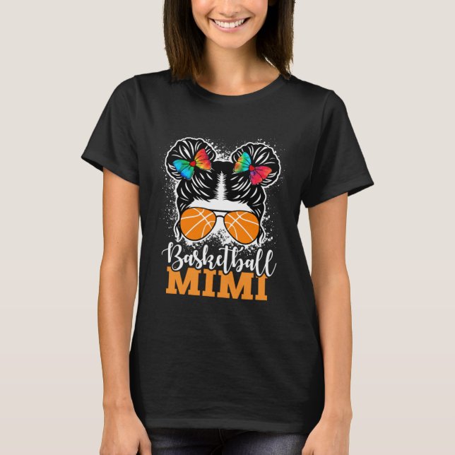 Camiseta Basketball Mimi Game Day Grandma (Frente)