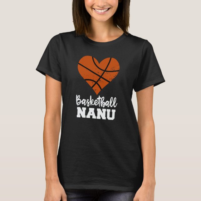 Camiseta Basketball Nanu Basketball Heart Grandma Nanu (Frente)