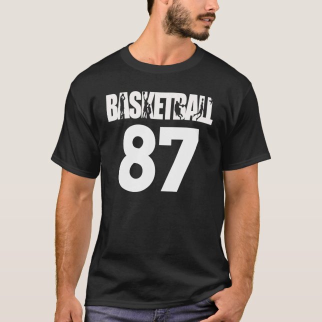 Camiseta Basketball Number 87 My Favorite Basketball Player (Frente)