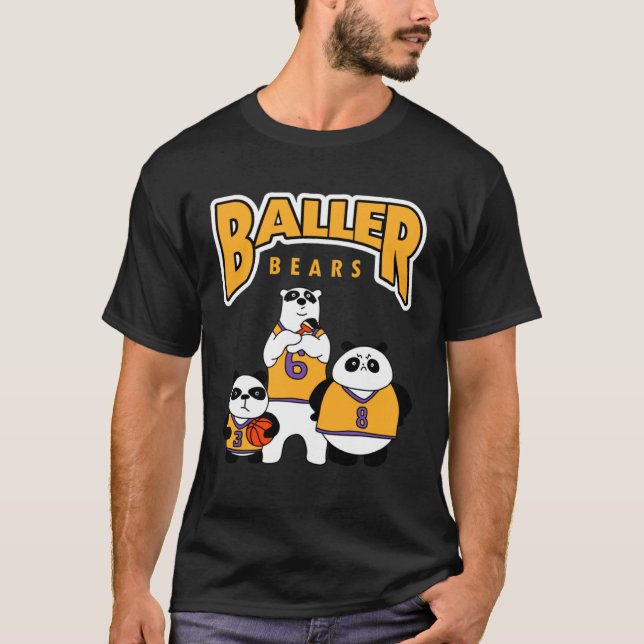 Camiseta Basketball Panda Bears with Undercover Polar Bear (Frente)