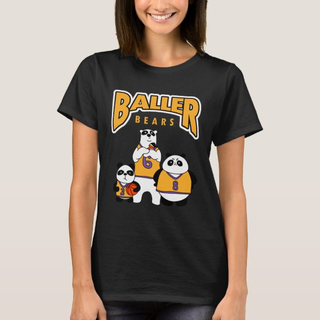 Camiseta Basketball Panda Bears with Undercover Polar Bear (Frente)