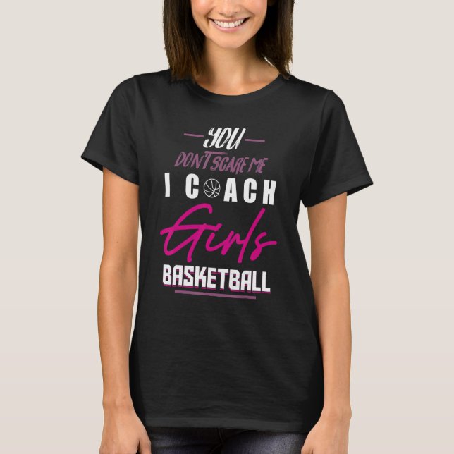 Camiseta Basketball Player Coach Team  Baller Girl Trainor (Frente)
