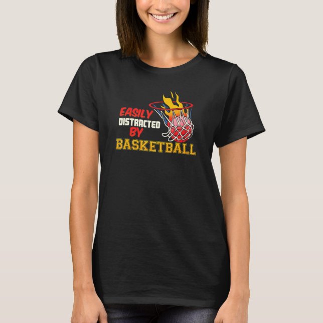 Camiseta Basketball Player Coach Team Bball Sports  Dunking (Frente)