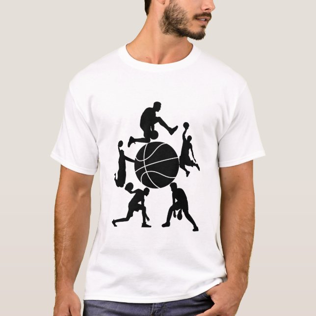 Camiseta Basketball player t-shirt  (Frente)