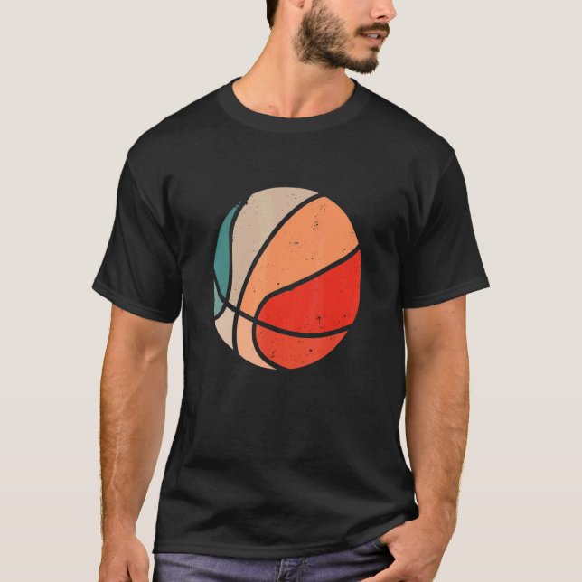 Camiseta Basketball retro vintage basketball player 1 (Frente)