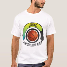 Camiseta basketball super player loading barre progression
