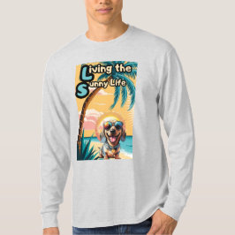 Camiseta Basking in the Glow: Cachorro Legal no Sol