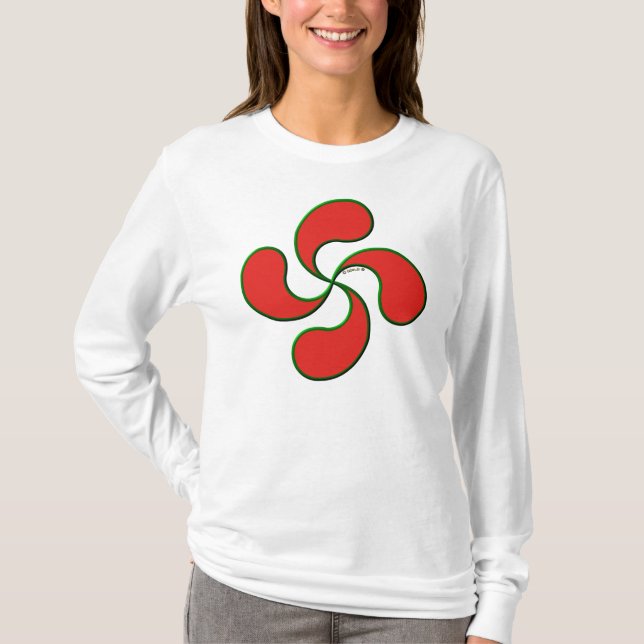 Camiseta basque do croix (Frente)