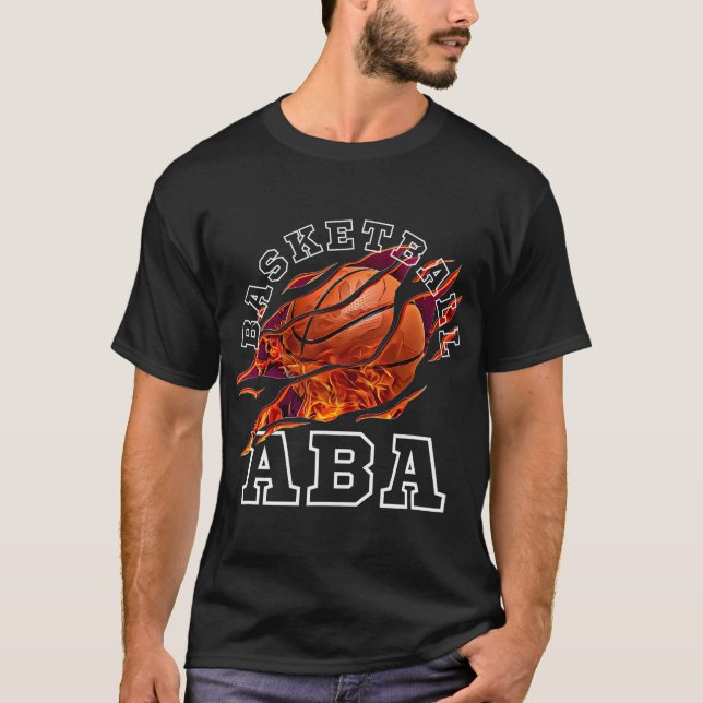 Camiseta Basquete Aba Bball Lover Sports Fan Novelty (Frente)