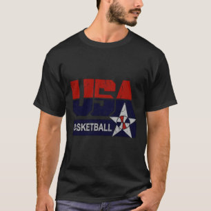 Camiseta Basquete América Vintage EUA Bball