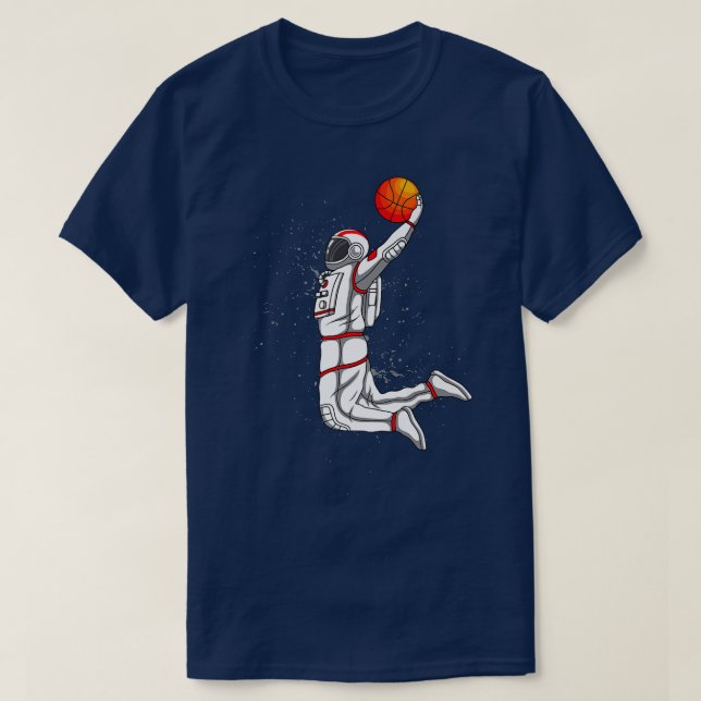 Camiseta Basquete astronauta (Frente do Design)
