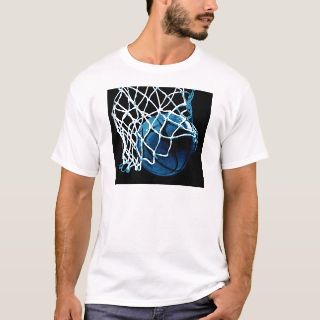 Camiseta Basquete Azul (Frente)
