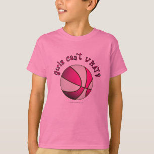 Camiseta Basquete - Branco/Rosa