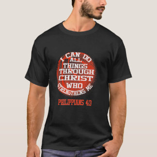 Camiseta Basquete Cristão Eu Posso Fazer Tudo