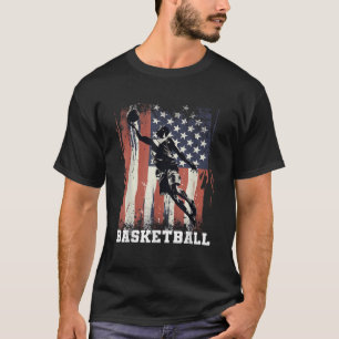 Camiseta Basquete dá apoio à Equipe Flag USA Hoops Dream A