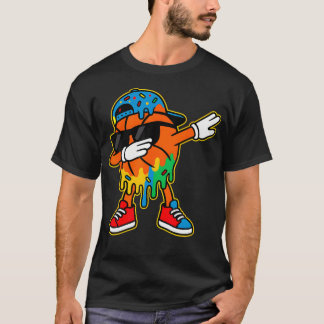 Camiseta Basquete Dabbing Sorvete Gotejamento Meninos Basqu