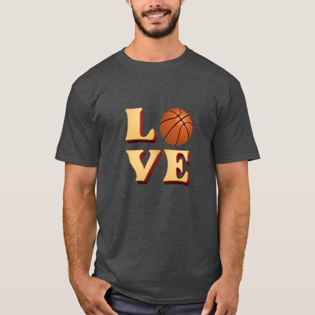 Camiseta basquete de amor (Frente)