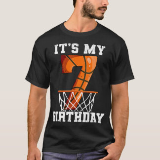 Camiseta Basquete de Aniversário de 7