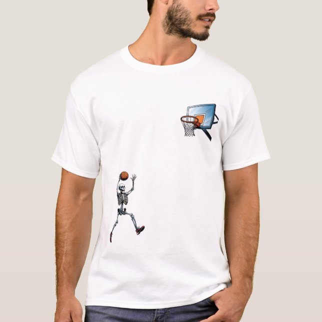 Camiseta Basquete de Enterro de Cesta (Frente)