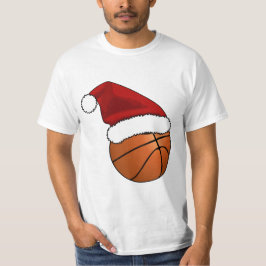 Camiseta Basquete de Natal e Hoop