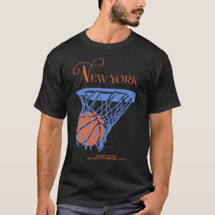 Camiseta Basquete de Nova York Vintage Design Retro NY Espo