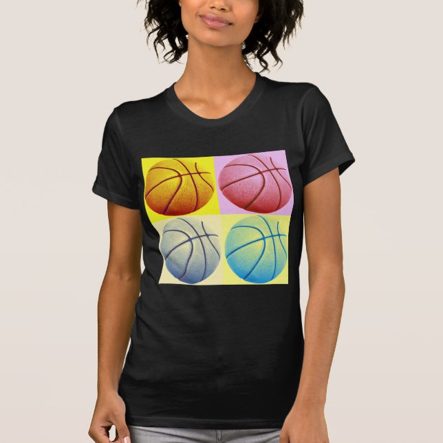 Camiseta Basquete de pop (Frente)