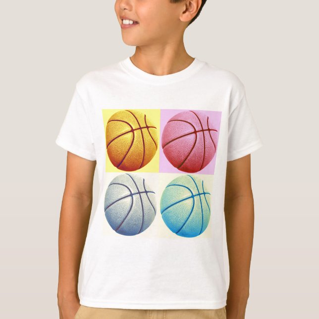Camiseta Basquete de pop (Frente)