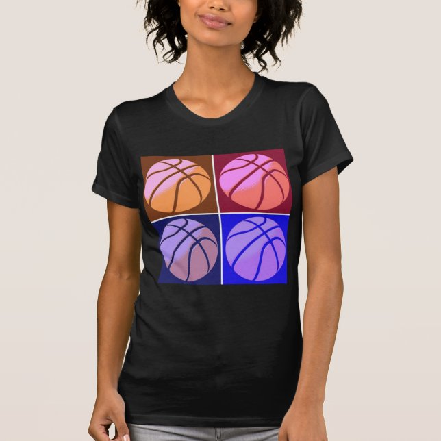 Camiseta Basquete de pop (Frente)