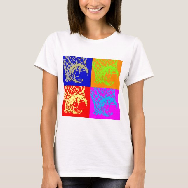 Camiseta Basquete de pop (Frente)