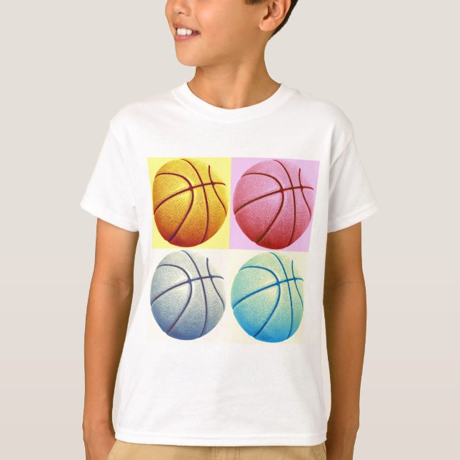 Camiseta Basquete de pop (Frente)