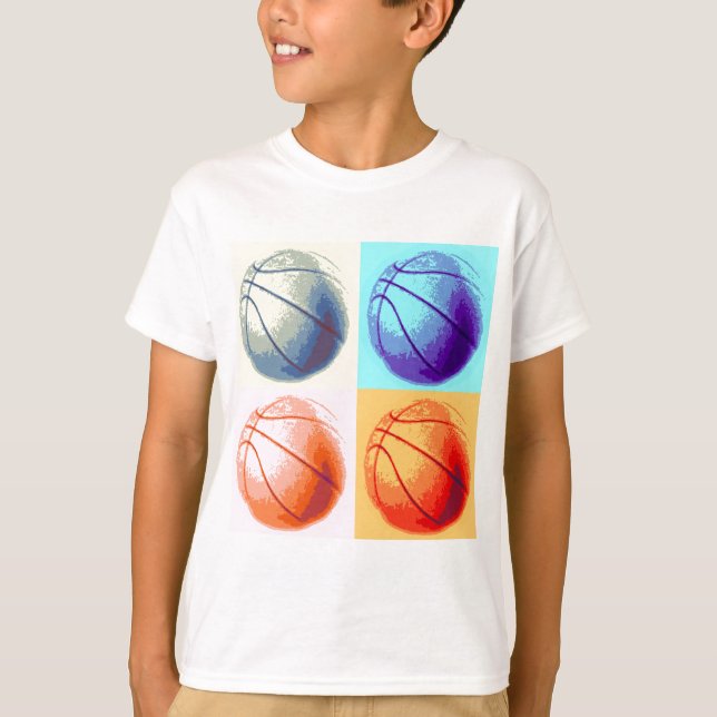 Camiseta Basquete de pop (Frente)