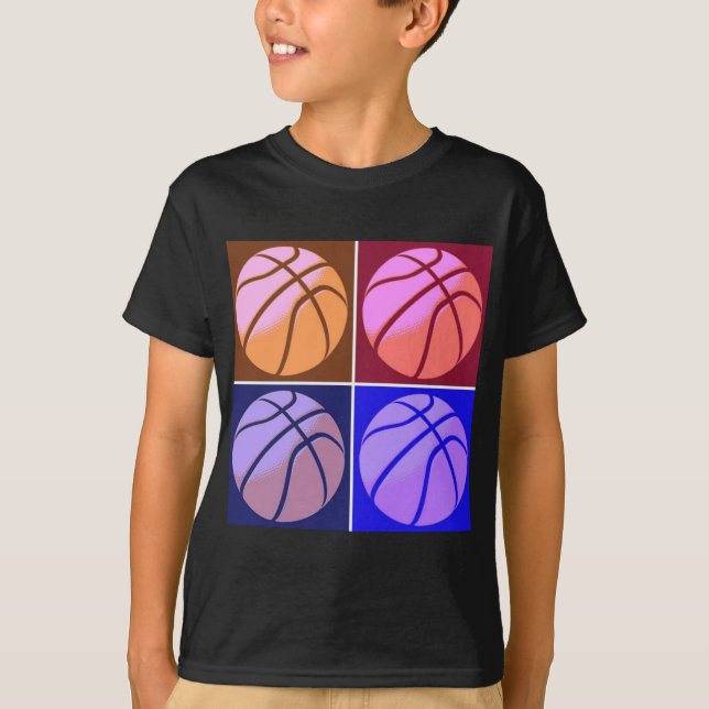 Camiseta Basquete de pop (Frente)