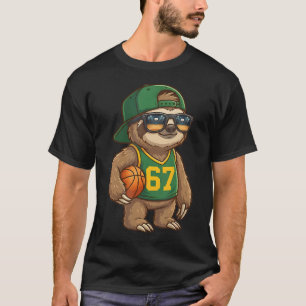 Camiseta Basquete de Preguiça 67 Gíria Esportiva Geração Al