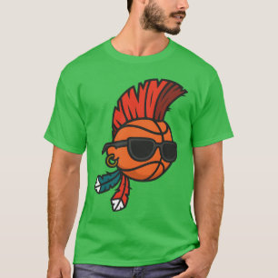 Camiseta Basquete de Rock Punk estilo vintage