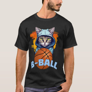 Camiseta Basquete do Gato da Favela Triplo-Duplo Basquete