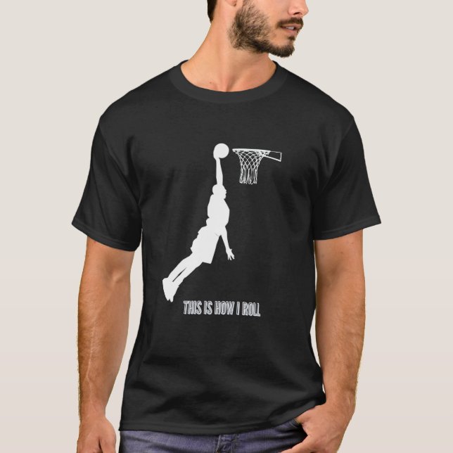 Camiseta Basquete É Assim Que Eu Lanço Jovens Rapazes (Frente)