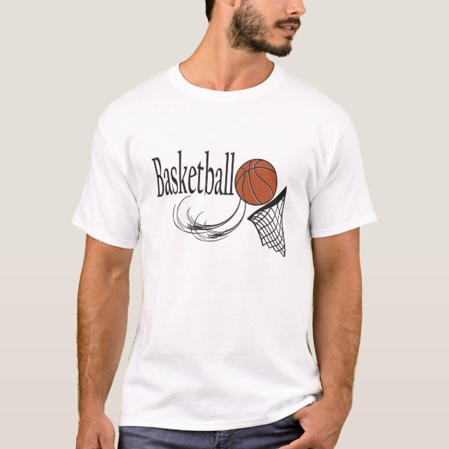 Camiseta Basquete e Hoop (Frente)