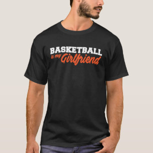 Camiseta Basquete é meu jogador de basquete de namorada JT