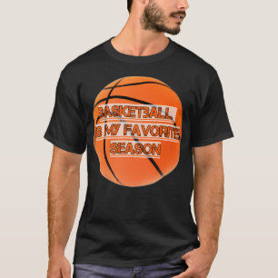 Camiseta Basquete É Minha Estação Favorita De Basquete