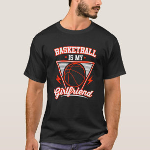 Camiseta Basquete É O Meu Esporte De Basquete De Namorada C