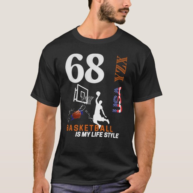 Camiseta Basquete é o meu estilo de vida (Frente)