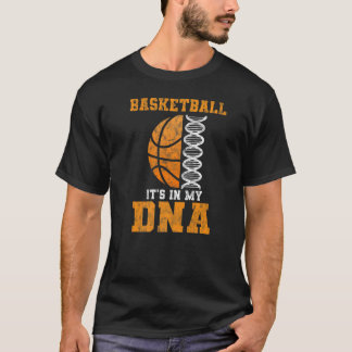 Camiseta Basquete Está no Meu DNA Jogador de Basquete