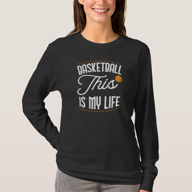 Camiseta Basquete Este É Meu Atleta Da Vida (Frente)