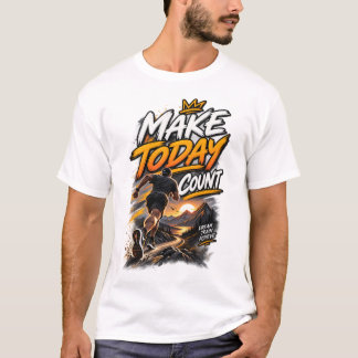 Camiseta Basquete Faça o Dia Contar – Esportes Motivacionai